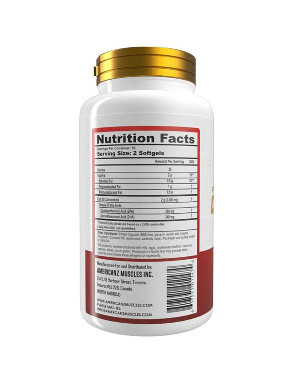 Americanz Muscles Professional Multi-Vitamin – 100 Tablets
