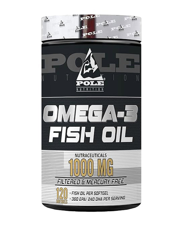 Omega-3 Fish Oil 1000mg, 120 Softgels