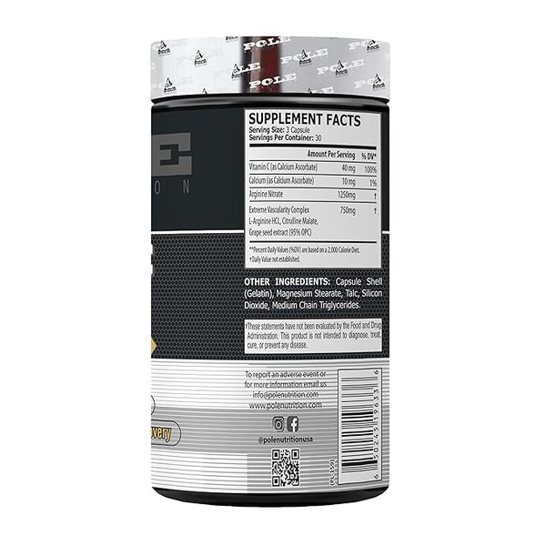 Pole Nutrition Nitric Oxide90 Capsules