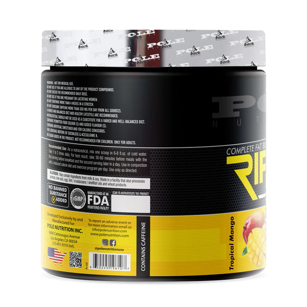 Ripper Fat Burner, 50 Servings Pole Nutrition