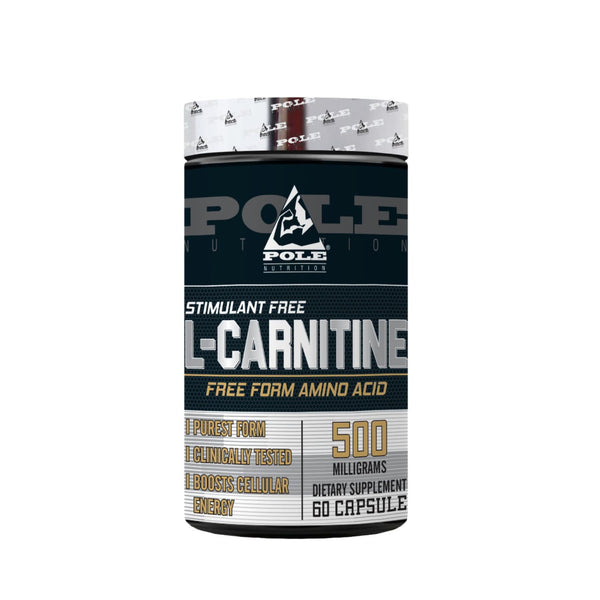 Pole Nutrition L-Carnitine Free Form Amino Acid 500mg