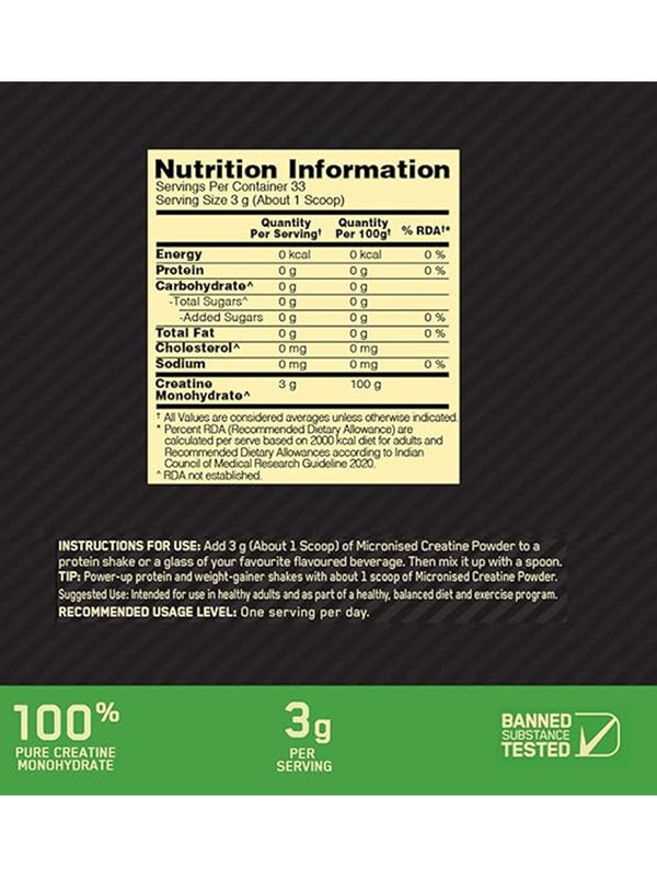 (ON) Micronized Creatine Powder
